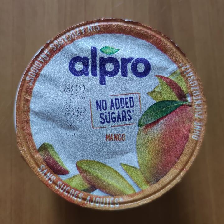 photo of Alpro Mango Yogurt (No Added Sugars) shared by @giorginaveg on  30 Jun 2023 - review