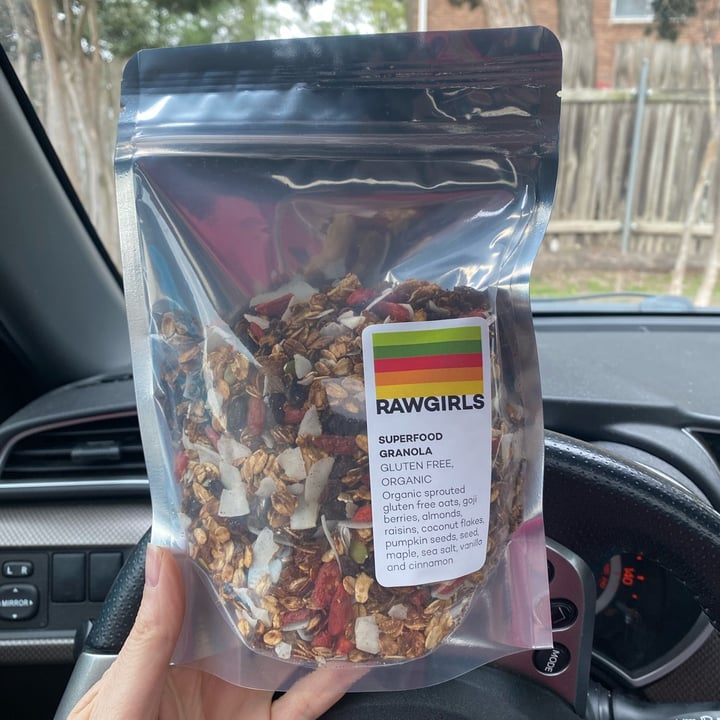 photo of Rawgirls East Memphis Superfood Granola shared by @thedarktower on  16 Mar 2023 - review