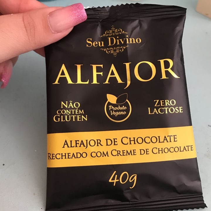 photo of Seu Divino Alfajor vegano de chocolate shared by @muniquegasparello on  24 Dec 2022 - review