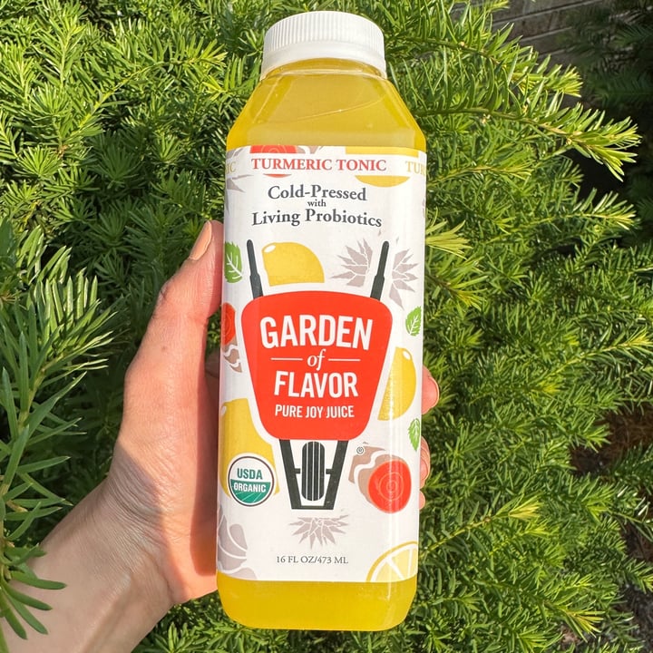 Garden of Flavor Turmeric tonic cold pressed juice Review abillion