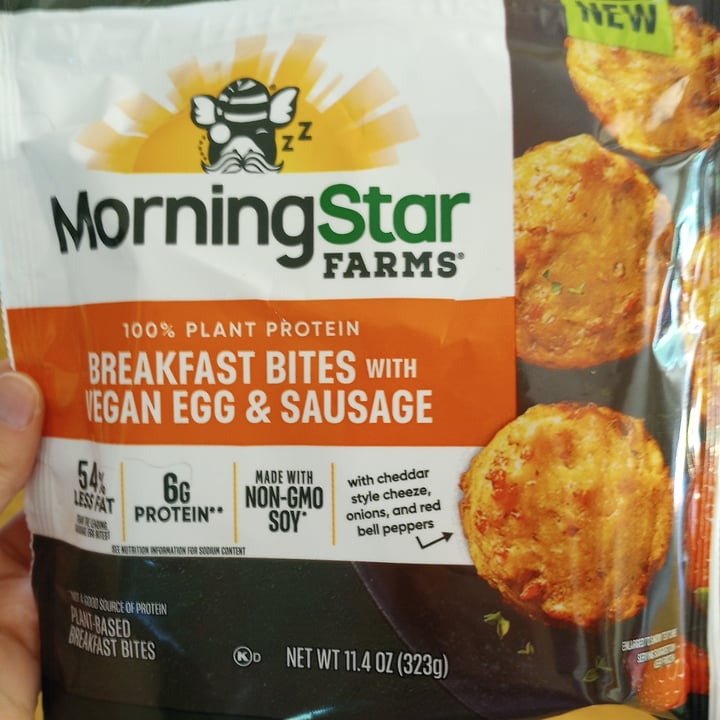 photo of MorningStar Farms Breakfast bites with vegan egg and sausage shared by @edav334 on  10 May 2023 - review