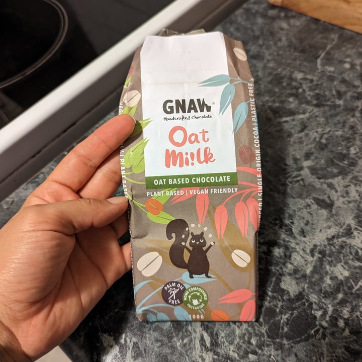 photo of Gnaw Oat Mylk Chocolate shared by @alynereis on  24 Jan 2023 - review