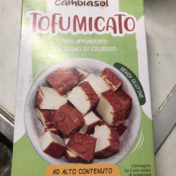 photo of Cambiasol Tofu affumicato shared by @frazazie on  10 Jan 2023 - review