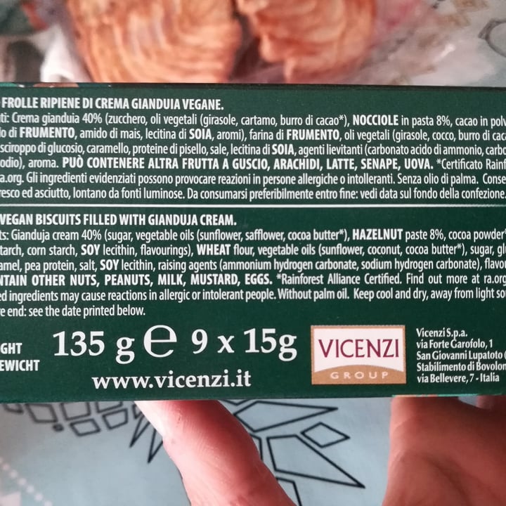 photo of Vicenzi Grisbì Gianduia shared by @grilla on  31 Jul 2023 - review