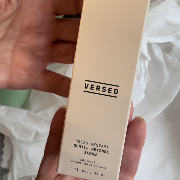 photo of Versed Press Restart Gentle Retinol Serum shared by @veganfoodcrazy on  08 Aug 2023 - review