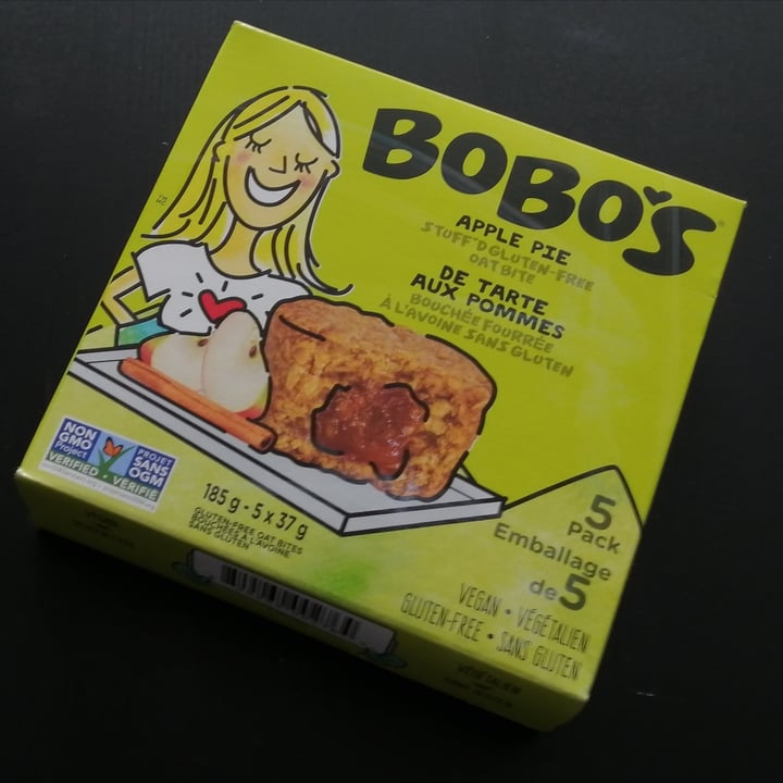 photo of Bobo's Apple Pie Stuff’d Oat Bites shared by @vegan-me on  02 Mar 2023 - review