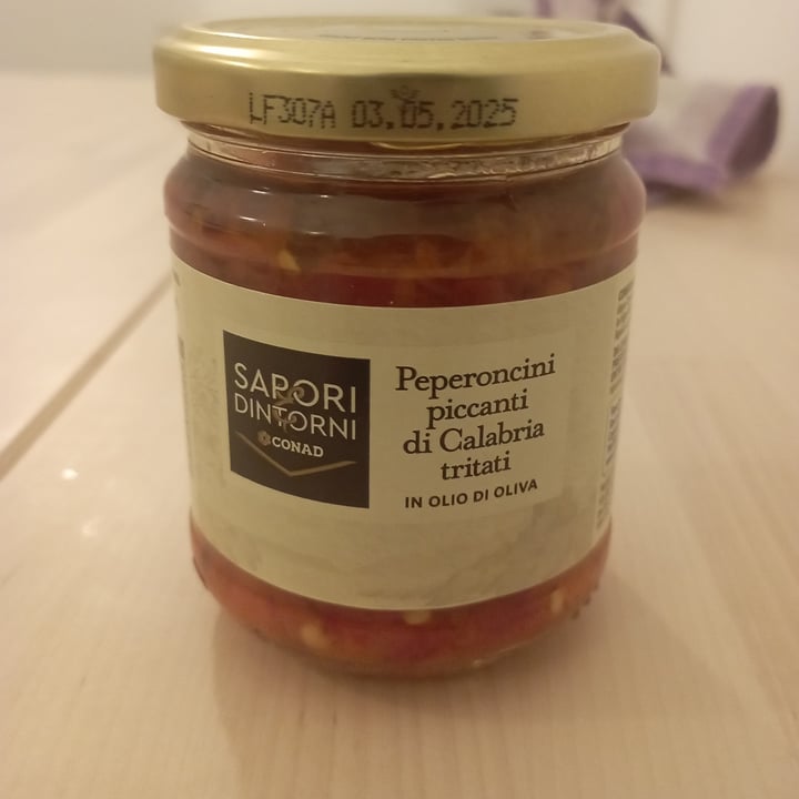 photo of Conad sapori e dintorni Peperoncini di calabria In Olio shared by @silvsinthewoods on  30 Jan 2023 - review