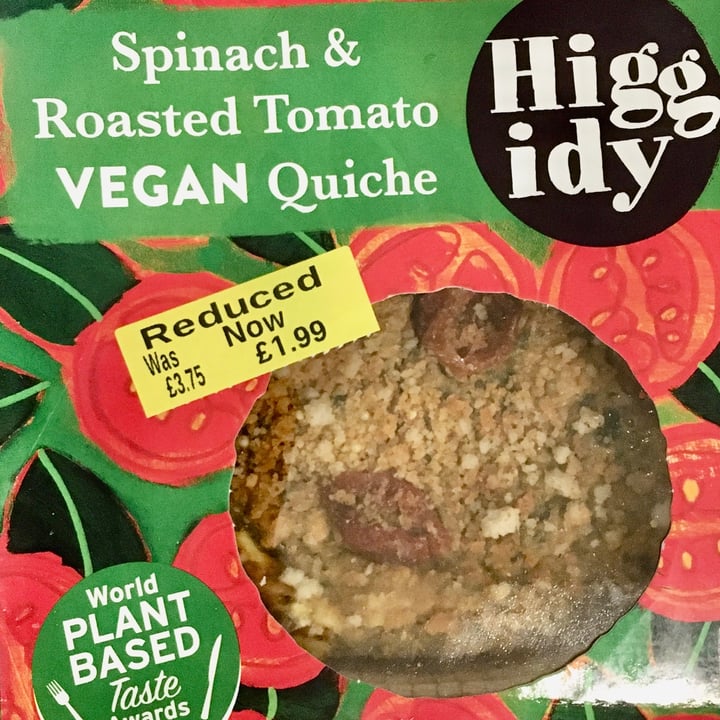 photo of Higgidy Spinach & Tomato Quiche shared by @saera on  19 Feb 2023 - review