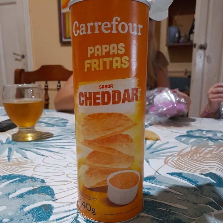 photo of Carrefour Papas fritas cheddar shared by @lulitavegan on  20 Mar 2023 - review