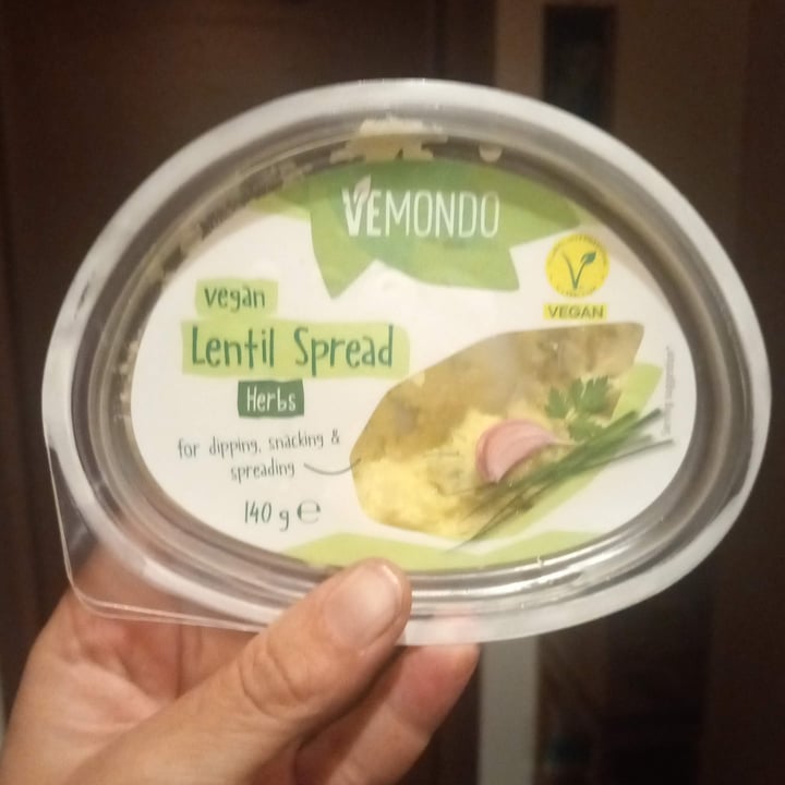 photo of Vemondo Lentil Spread Herbs shared by @lamanu on  06 Aug 2023 - review