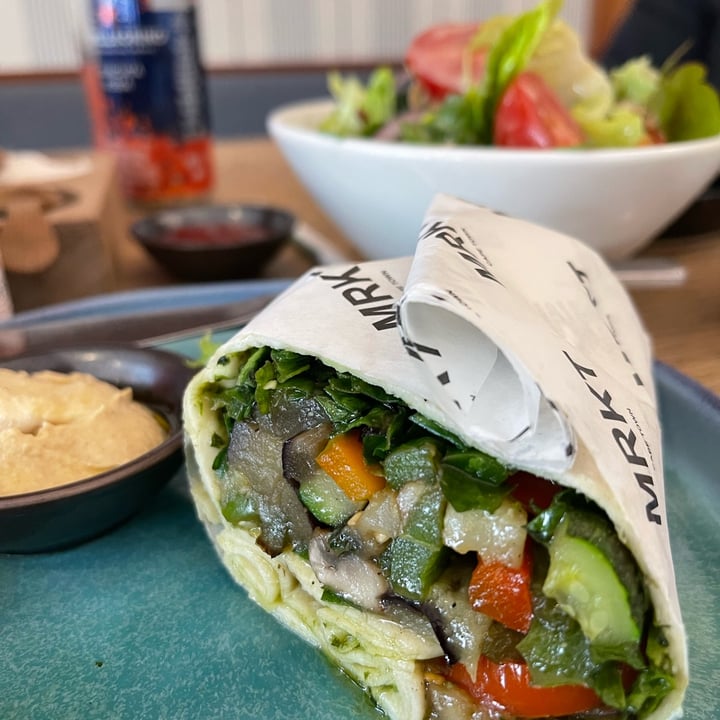 photo of MRKT Cape Town Veggie Wrap shared by @annetaylor on  27 May 2023 - review