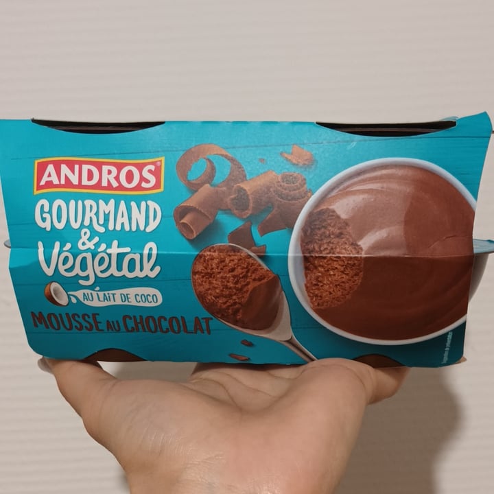 photo of Andros Gourmand végétal au lait de coco Mousse Au Chocolat shared by @bbilge on  07 Mar 2023 - review
