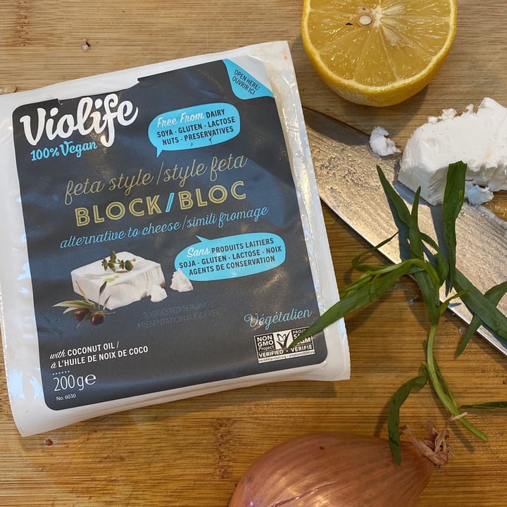 photo of Violife Greek White (Block/Panetto) shared by @timberchick on  28 Dec 2022 - review