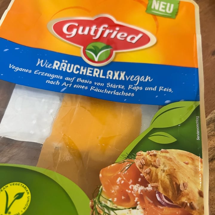 photo of Gutfried Wie Räucherlaxx vegan shared by @joushappyplace on  07 Jan 2023 - review