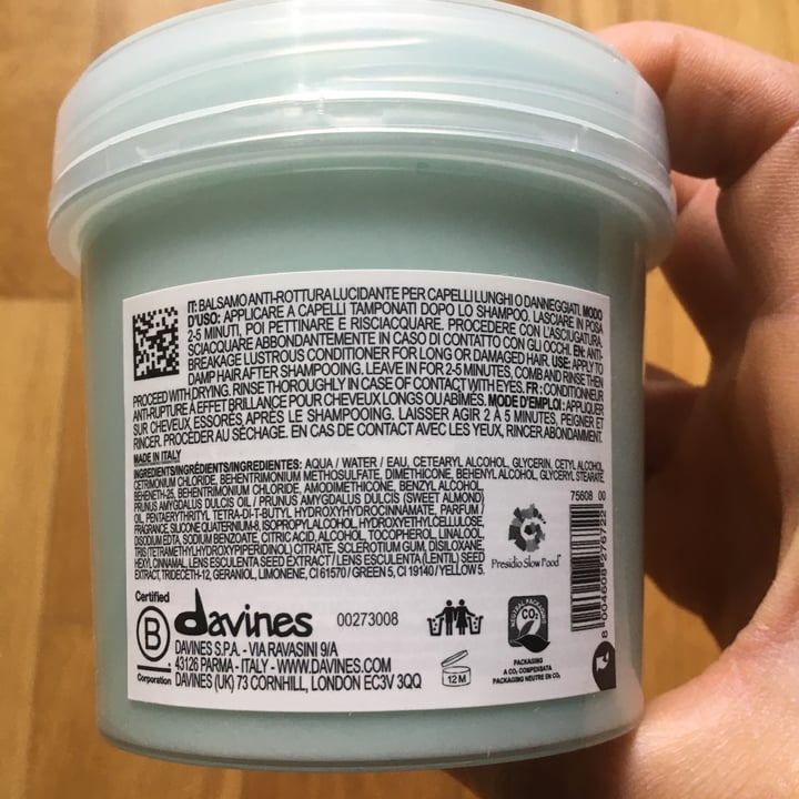 photo of Davines Melu conditioner shared by @jevi on  21 May 2023 - review