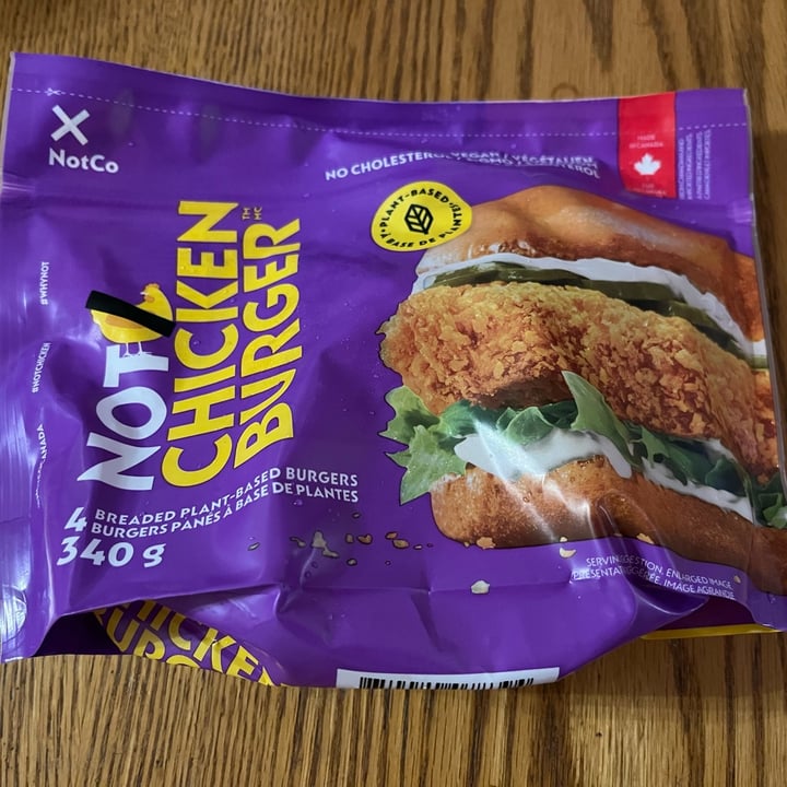 photo of NotCo Not Chicken Patties shared by @ecoveg on  05 May 2023 - review