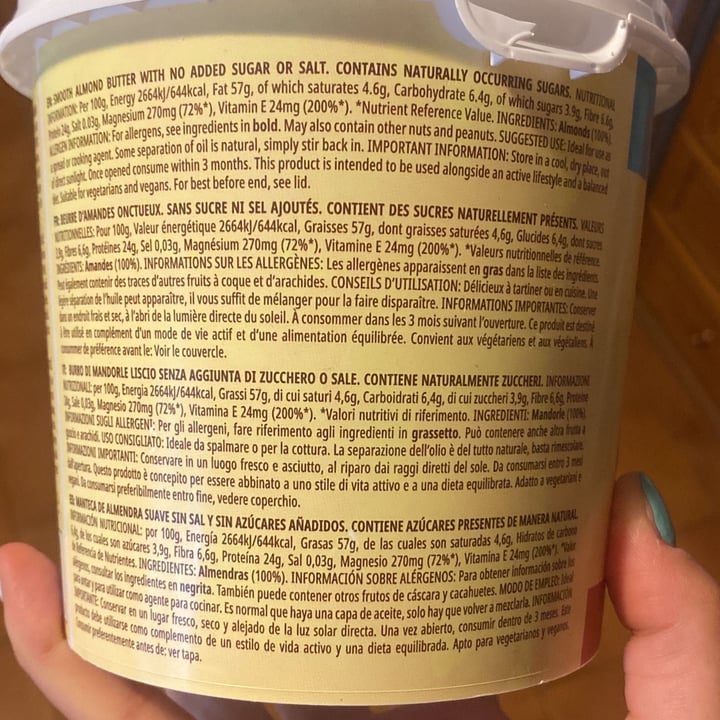 photo of MyProtein All natural almond butter shared by @cla98 on  06 Apr 2023 - review