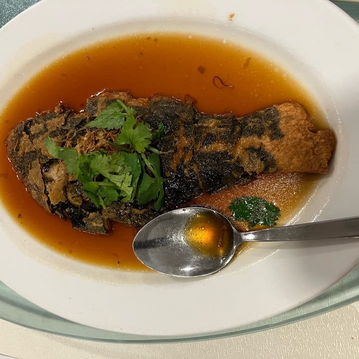 photo of Supreme Vege Pte Ltd 善心缘 Fish in soya sauce shared by @veganhubby on  08 Feb 2023 - review