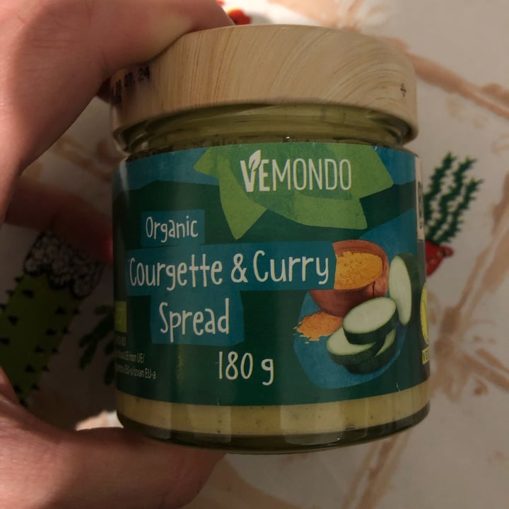 photo of Vemondo Organic courgette & curry spread shared by @sarabiondo on  26 Jan 2023 - review