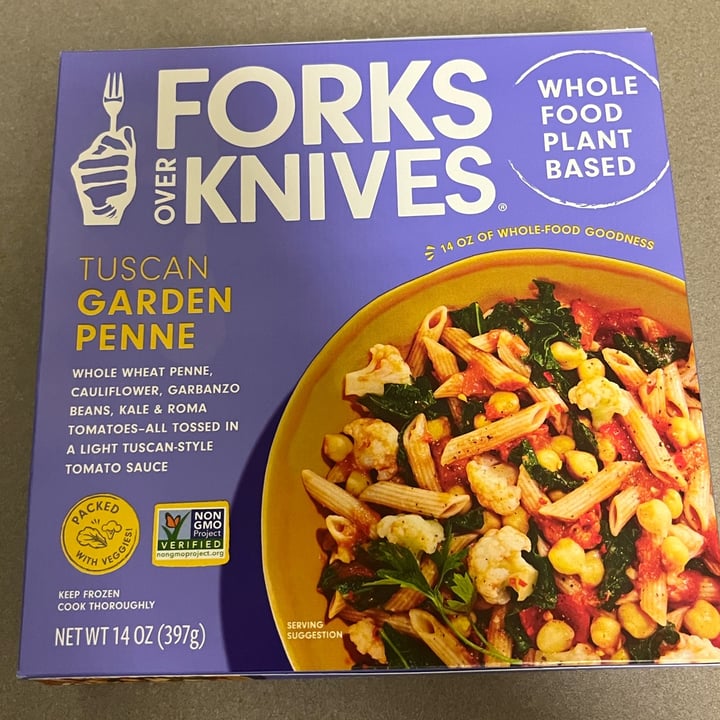 photo of Forks Over Knives Tuscan penne pasta shared by @gardensoul on  27 May 2023 - review