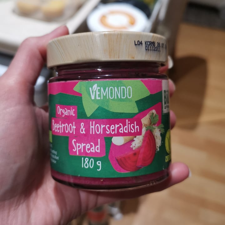 photo of Vemondo Beetroot and horseradish spread shared by @mviana on  23 Jan 2023 - review