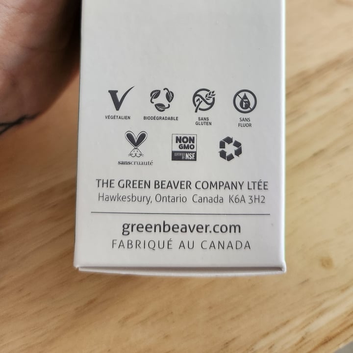 photo of The Green Beaver company Sensitive Teeth Toothpaste shared by @verosfiction on  20 Feb 2023 - review