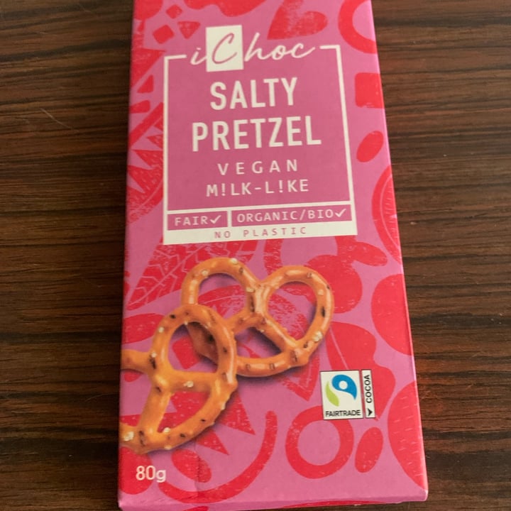 photo of iChoc salty pretzel vegan m!lk-l!ke shared by @coloratantonella on  21 Jul 2023 - review