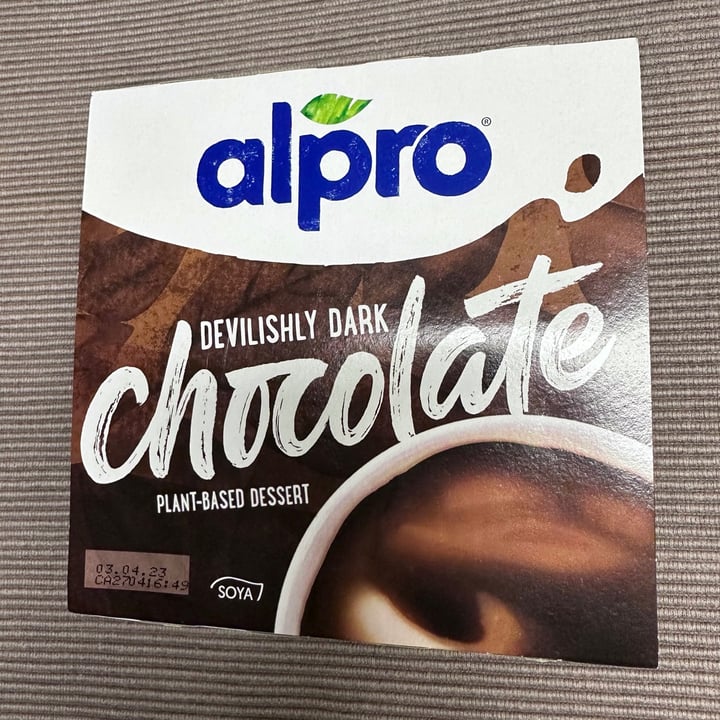 photo of Alpro Devilish Dark Chocolate Dessert shared by @vanille on  04 Feb 2023 - review