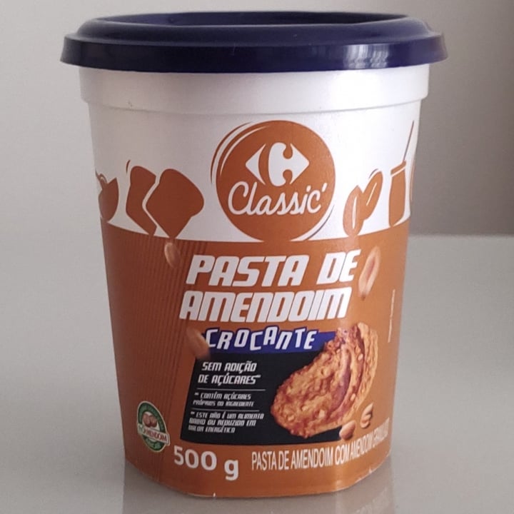 photo of Carrefour Classic Pasta de amendoim crocante shared by @marianarevoredo on  24 Apr 2023 - review