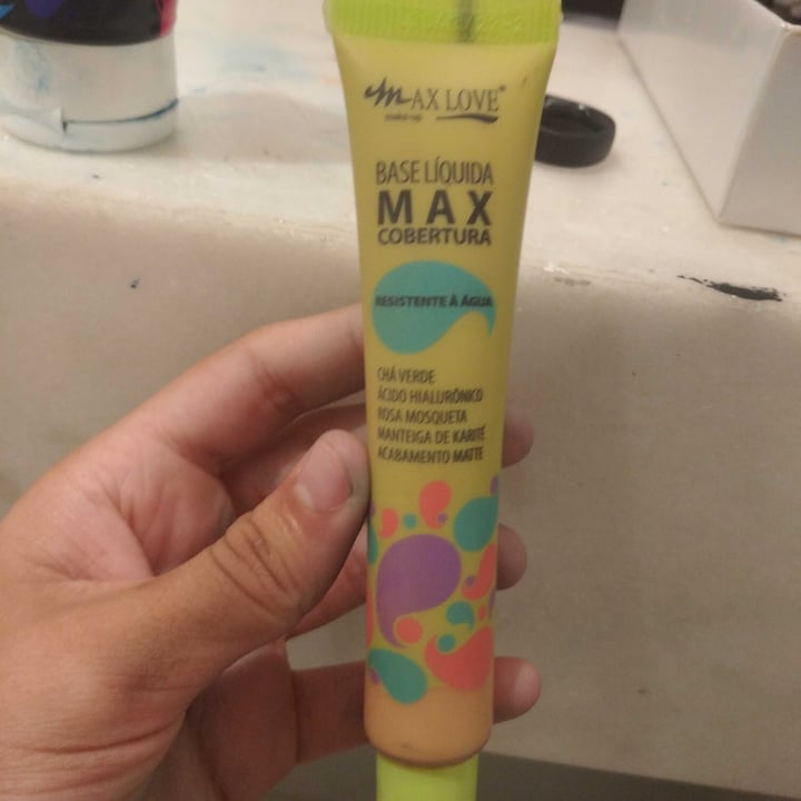 photo of MAX LOVE make Up Studio Base Matte Vegana shared by @nbcogumelo on  23 Feb 2023 - review