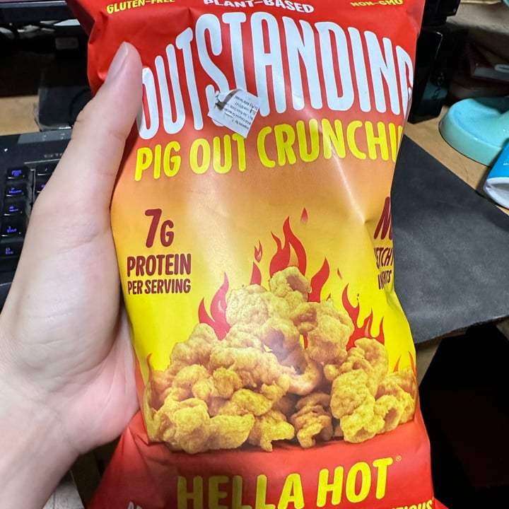 photo of Outstanding Foods Pig Out Crunchies Hella Hot shared by @cslin90 on  25 Feb 2023 - review