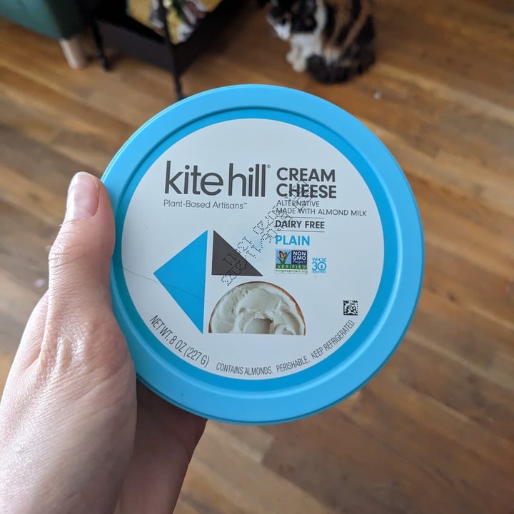 photo of Kite Hill Cream Cheese Alternative Plain shared by @ghundley on  08 Jun 2023 - review