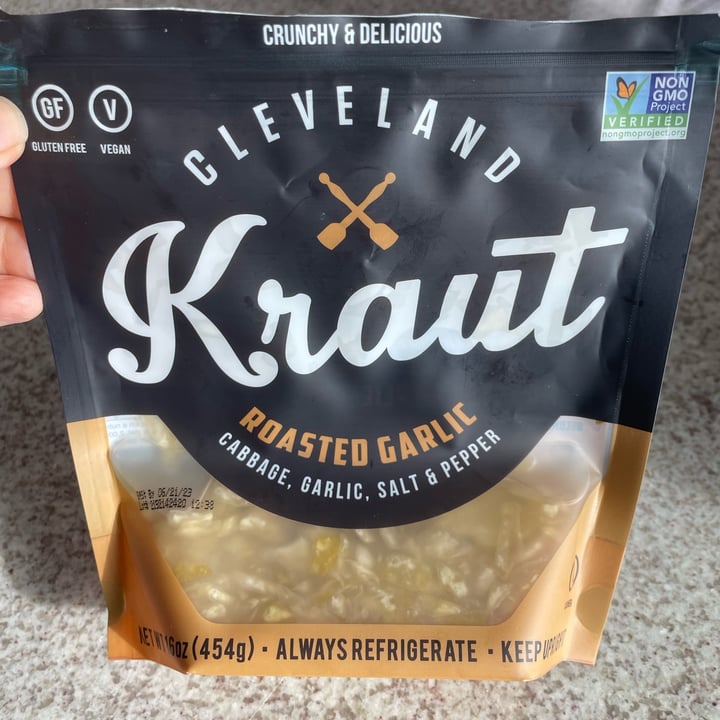 photo of Cleveland kraut Roasted Garlic shared by @dentalandlentils on  23 Dec 2022 - review