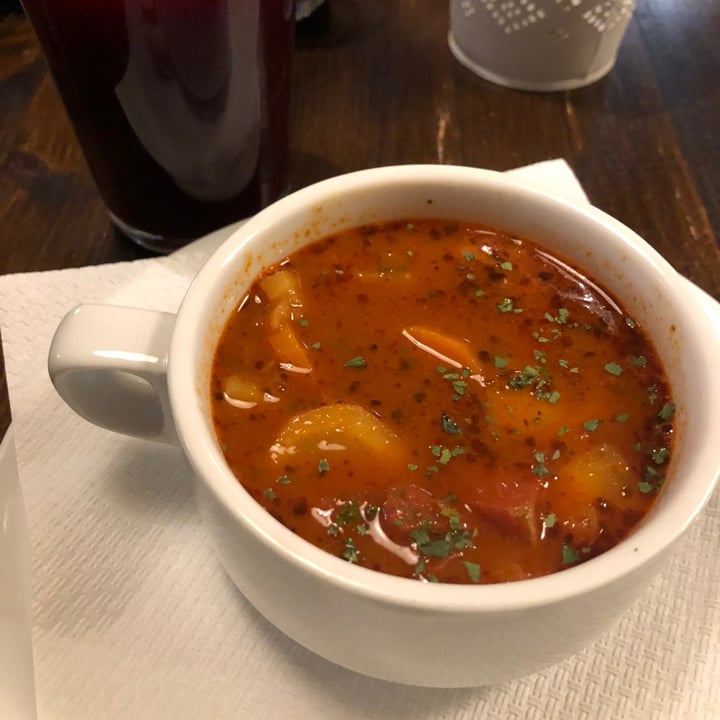 photo of Kozmosz Vegán Étterem Vegan Goulash shared by @marghe23 on  05 Jan 2023 - review