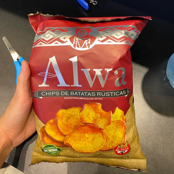 photo of Alwa Chips de batatas rústicas shared by @bbelen on  13 Jan 2023 - review