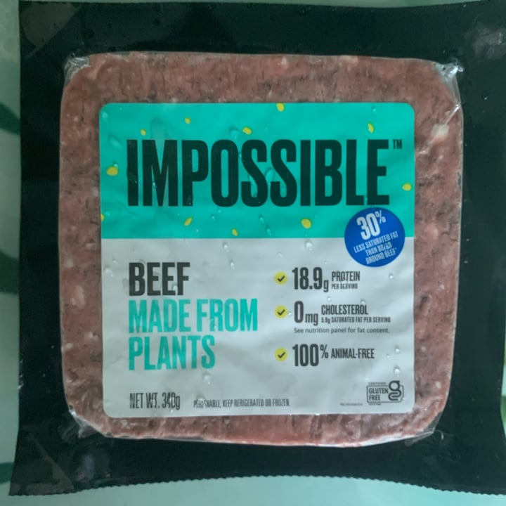 photo of Impossible Foods Ground Beef shared by @leafthy on  12 Mar 2023 - review