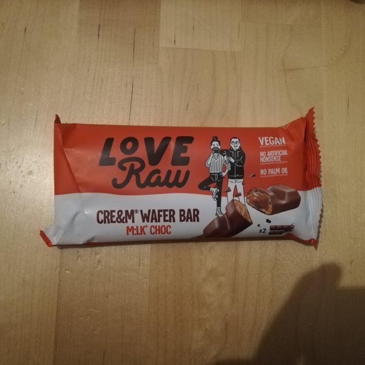 photo of LoveRaw Cre&m Filled Wafer Bars shared by @monica7fiorellino on  28 Jan 2023 - review