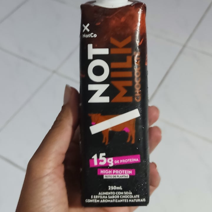 photo of Bebida orgânica notmilk Not Milkinho Chocolate shared by @jujubavegan on  23 Jun 2023 - review