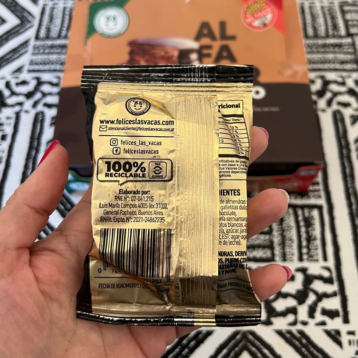 photo of Felices Las Vacas Alfajor negro sin tacc shared by @gaby-miss-x on  11 Jul 2023 - review