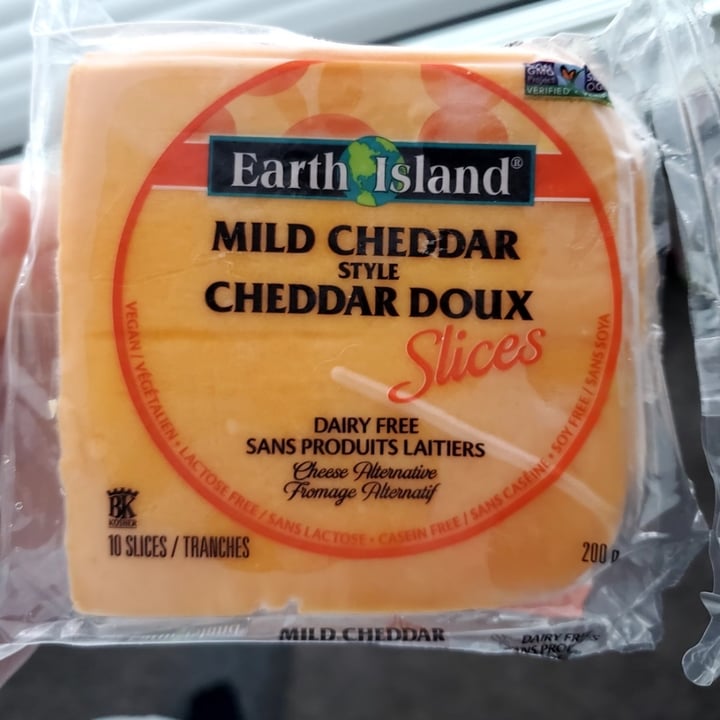 photo of Earth Island Cheddar Style Slices shared by @whatacuriousnotion on  24 Feb 2023 - review