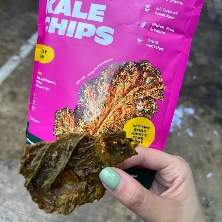 photo of Take Root Vegan Cheeze Kale Chips shared by @leizy on  21 Dec 2022 - review