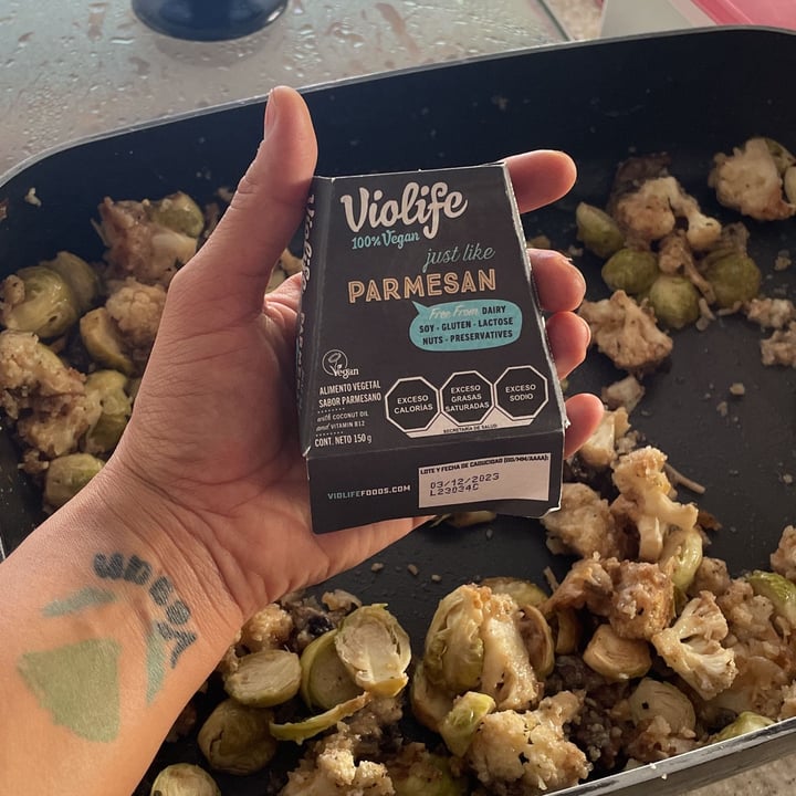 photo of Violife just like parmesan shared by @veganads on  09 Aug 2023 - review