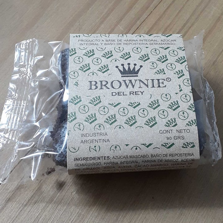 photo of Brownie del Rey Brownie con Nueces shared by @emiantiespecista on  01 May 2023 - review