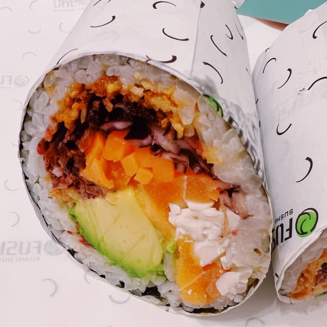 Photo of the dish “sushi burrito vegan”