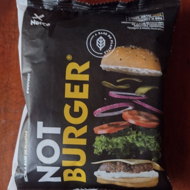 photo of Not burger Hamburger vegano shared by @ro1078 on  01 May 2023 - review