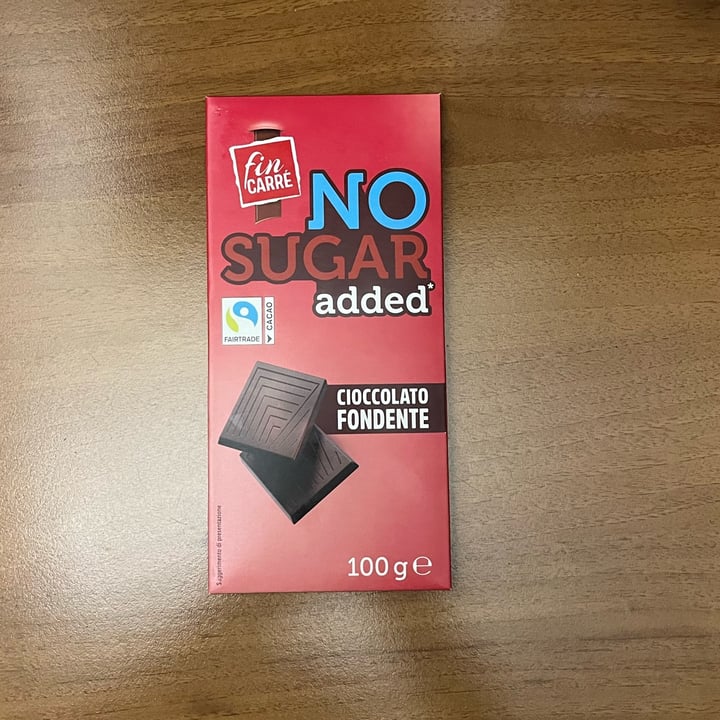 photo of Fin Carré No Sugar Added cioccolato fondente shared by @azzuuu on  30 Jun 2023 - review