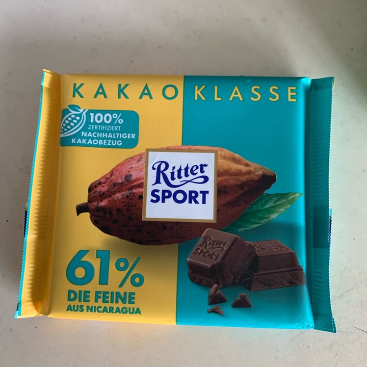 photo of Ritter Sport Cioccolato Con Cacao Da Nicaragua 61% shared by @turtleisland on  28 Feb 2023 - review