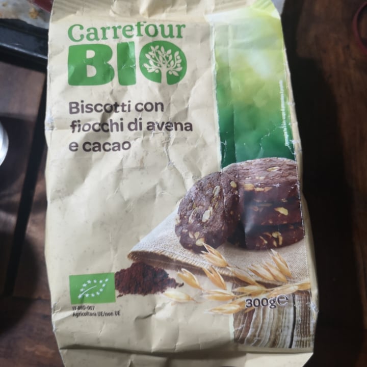 photo of Carrefour Bio Biscotti Con Fiocchi Di Avena E Cacao shared by @rachele82 on  23 May 2023 - review