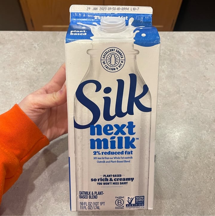 photo of Silk Silk next milk 2% reduced fat shared by @shmoopsify on  23 Jan 2023 - review