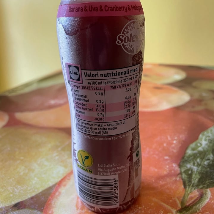 photo of Solevita Frullato Red Genius shared by @livio on  23 Mar 2023 - review